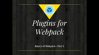 Webpack Plugins Mini Css Extract Plugin npm Webpack Basics Tutorial