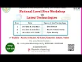 National Level Workshop on Data science - Day 2