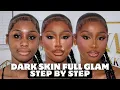 Beginner Makeup Tutorial for Black Women FULL GLAM Step-by-Step Masterclass