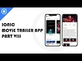 Ionic Movie Trailer App Tutorial Part 8 Sqlite Integration