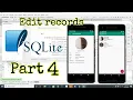 SQL Database Edit Record part 4 android studio
