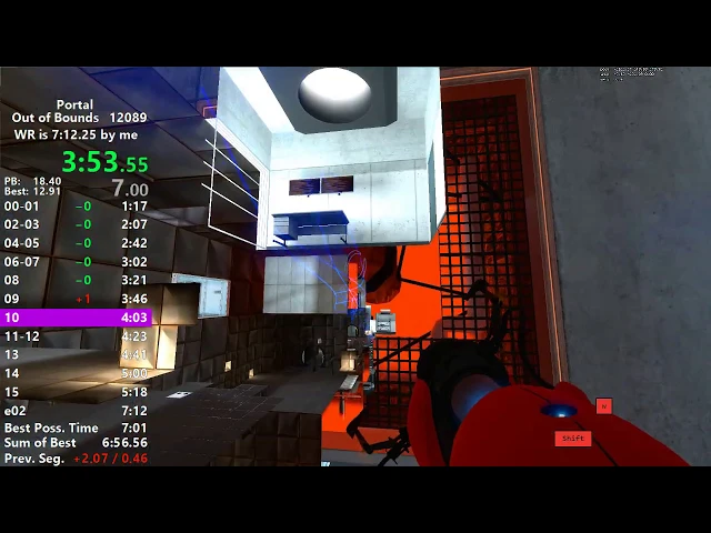 Portal World Record - 7:07 - Any%