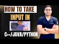 TCS NQT 2025 How to take Input in Java C Python Major issue All scenarios covered