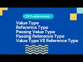 Difference between Value type and Reference type in C interview Questions