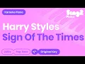 Download Lagu Harry Styles - Sign of the Times (Piano Karaoke)