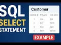 SQL SELECT Statement Explained with Real Example Learn SQL for Beginners
