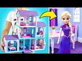 Download Lagu Let's Build Elsa’s Dream Ice Palace 🏰❄️ Mini Dollhouse Adventure!