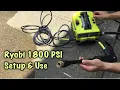 Dad Unboxes Assembles Reviews the Ryobi 1800 PSI 1 2 GPM Electric Pressure Washer
