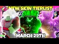 YBA INSANE NEW PKER SKIN TIERLIST MARCH 29TH APRIL FOOLS