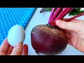 Meng gewoon één ei met bieten! Je zult versteld staan! Het is ongelooflijk makkelijk en lekker!