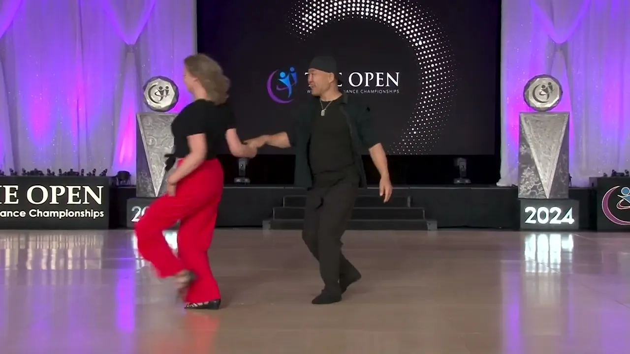 Andrew Son and Miranda Lam - 1st place WCS Strictly Swing Masters Finals - The Open 2024