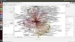 Gephi Visualisation demo - Using Gephi to understand 3rd party cookies