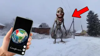 Creepiest Trevor Henderson creature found on google Earth | Google Earth secret location reveal 