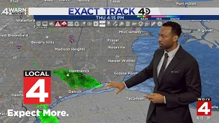 Metro Detroit weather forecast Aug 13 2026 -