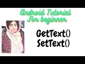8 getText and setText in android studio getting EditText value