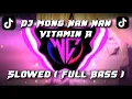 Download Lagu DJ MONG NAN NAN - VITAMIN A_ SLOWED _FULL BASS_ ( Wanoh Cabz )