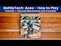 BattleTech Aces to Play - Playing Through 1 Turn of Alpha Strike Solo