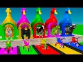 Download Lagu Long Slide Game With Elephant Gorilla Buffalo Hippopotamus Tiger 3d Animal Game Funny 3d Animals