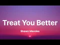 Shawn Mendes - Treat You Better (Lyrics)