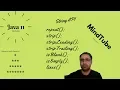Java 11 01 String API MindTube