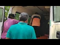 Mr Jacob says goodbye to his mother before she is buried in Bangalore