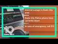 Dade City experiencing internet outages according to police