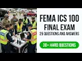 Pass FEMA ICS 100 Fast 2026 Final Exam 25 Q A