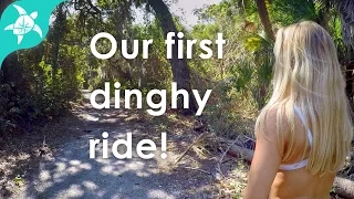 Our first dinghy ride! – Taste of the catamaran cruising life part 2