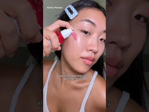the coolest pink plumping serum I’ve ever tried🤩 @KiehlsNYC you did it again!! #kiehlspartner