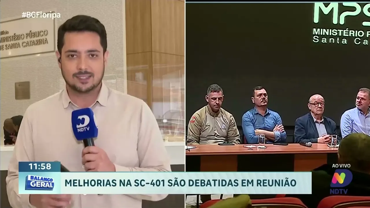 Projetos para melhorias na SC-401 são apresentados em reunião de órgãos públicos