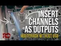 Insert Channels for Multitrack Output from an Mixer