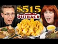 515 Outback Steakhouse Bloomin Onion Taste Test FANCY FAST FOOD