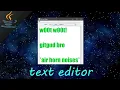 Java text editor app