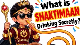 What is saktimaan Drinking Secretly? 99%fail🧠🤯#shortsfeed#viratkohli#puzzle #mindtest#live#iQ#search