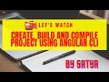 Create Build And Compile Project Using Angular CLI Angular Tutorial Coding Knowledge