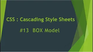 CSS Tutorial Box Model Margin Padding Margin vs Padding
