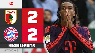 This Is Bundesliga HISTORY! | FC AUGSBURG - FC BAYERN | Highlights | Matchday 5 – Bundesliga 2026/27