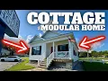NEVER SEEN a COTTAGE type modular home like this Prefab House Tour