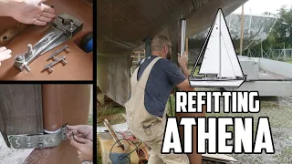 Sail Life – Installing Athena’s new rudder – DIY sailboat project