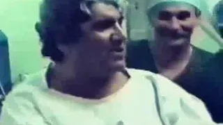 آواز خوانی نعمت الله آغاسی در بیمارستان 