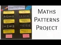 Maths Patterns project Maths activity Geometric pattern Number pattern crafts Mathstlm