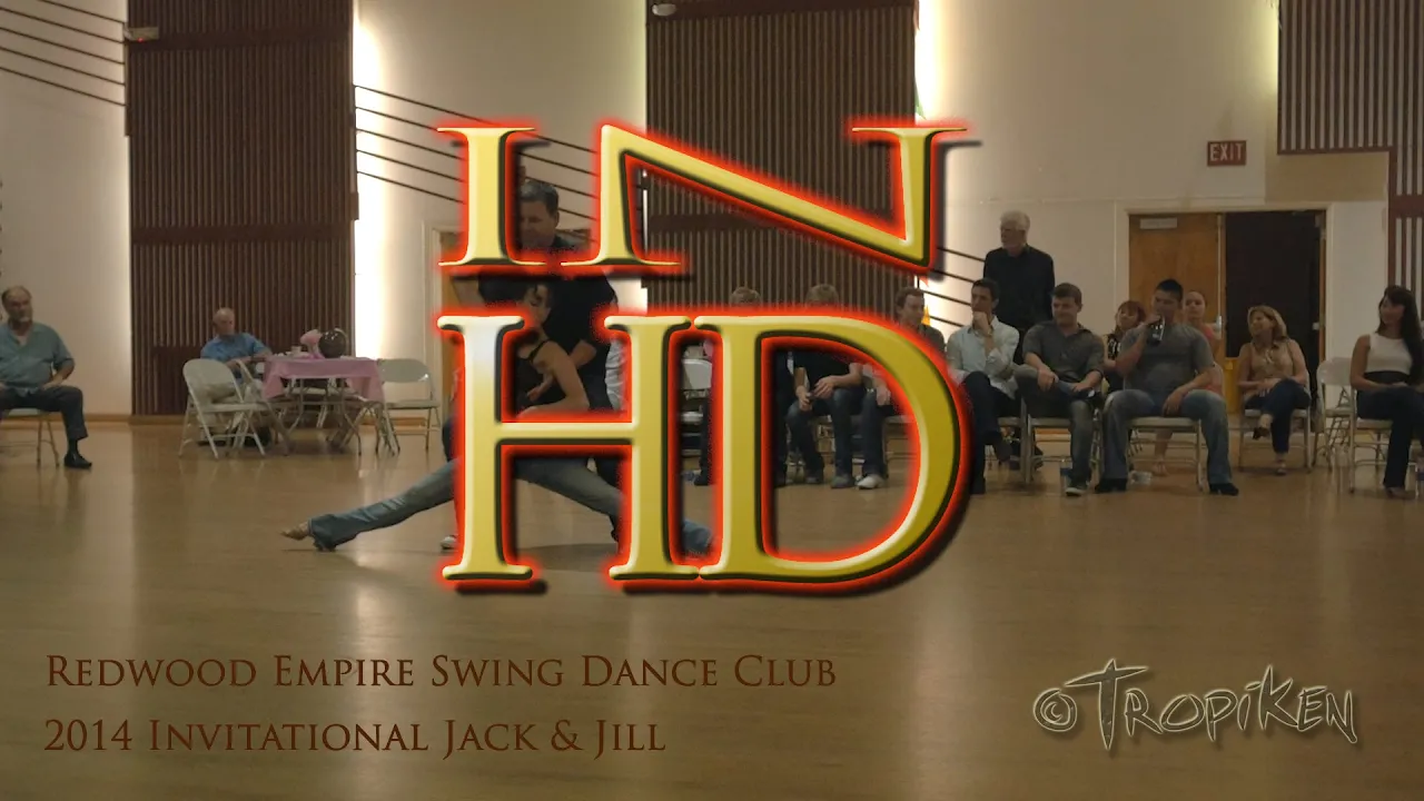 Warren Pino & Heather Powers - 2014 RESDC Invitational West Coast Swing Jack & Jill - HD