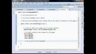 Java util ArrayDeque size Method Java util ArrayDeque toArray Method