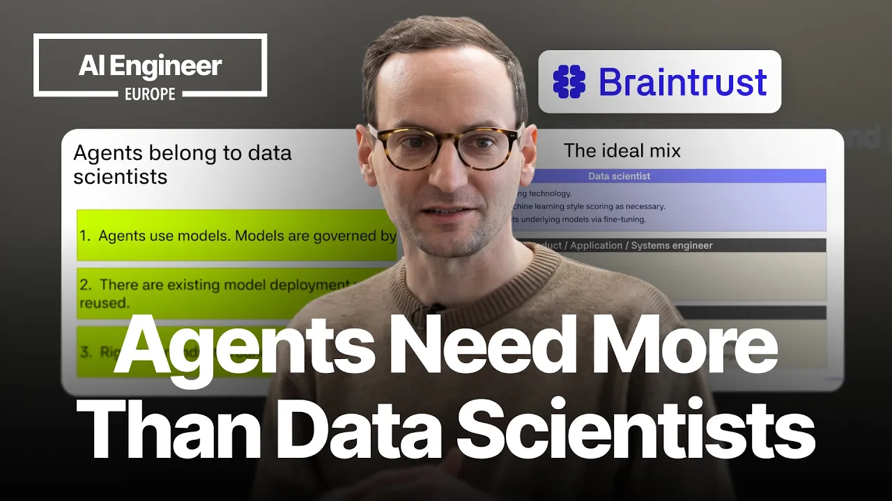 Does GenAI "belong" to data scientists? — Phil Hetzel, Braintrust: video thumbnail