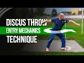 Discus Throw Technique Drills Entry Mechanics