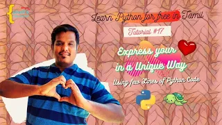 How to Express Your Love in a Unique Way Using a few Lines of Python Code Tamil