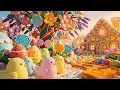 Easter Candy Land World Calming Ambience Instrumental Music 4K