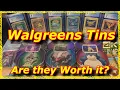 Opening all 3 Walgreens Pokemon Tins - Mimikyu Darkrai Snorlax 4k 2022