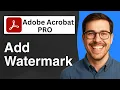 How to add watermark in Adobe Acrobat Pro 2025 Easy Guide