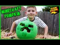 Lagu Evan Storm Carves and Paints Halloween Minecraft Pumpkin